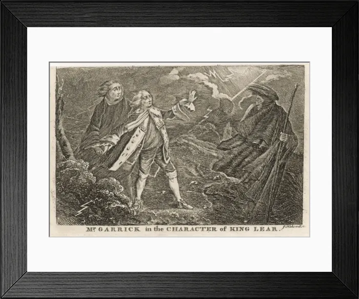 Framed Print : David Garrick as Lear Framed Print : David Garrick as Lear
