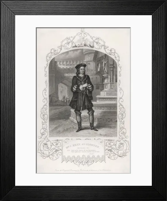 Framed Print : Charles Kean / R3 Gloster Framed Print : Charles Kean / R3 Gloster