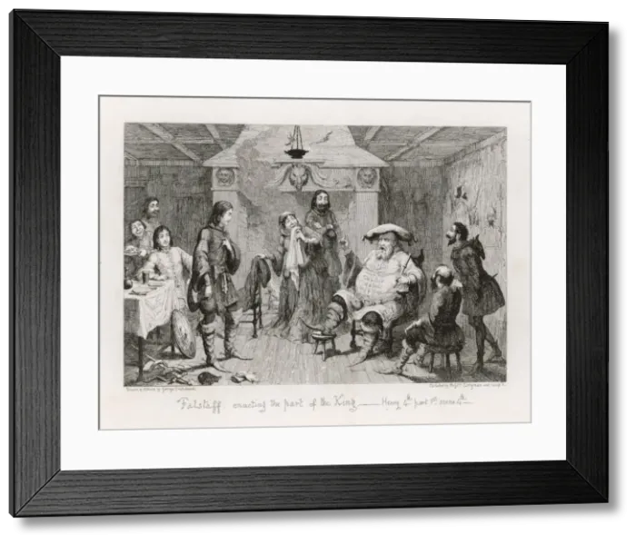 Framed Print : Henry Iv / Falstaff / King Framed Print : Henry Iv / Falstaff / King