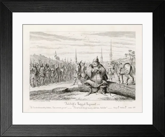 Framed Print : Henry Iv / Falstaff / Regimt Framed Print : Henry Iv / Falstaff / Regimt