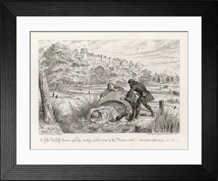 Framed Print : Merry Wives / Falstaff / A3 Framed Print : Merry Wives / Falstaff / A3