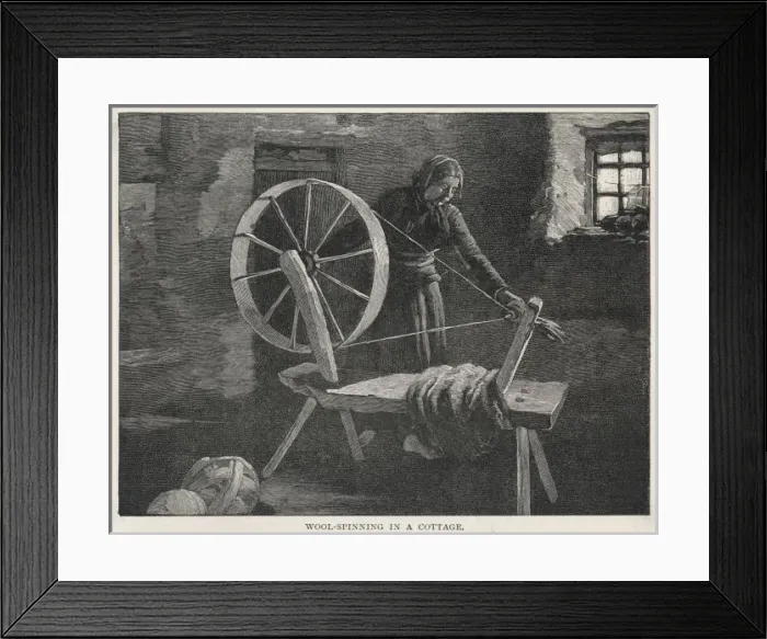 Framed Print : Spinning, Ireland Framed Print : Spinning, Ireland