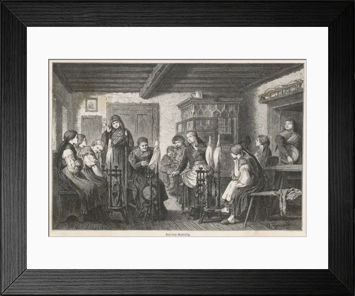 Framed Print : Spinning, Austria Framed Print : Spinning, Austria