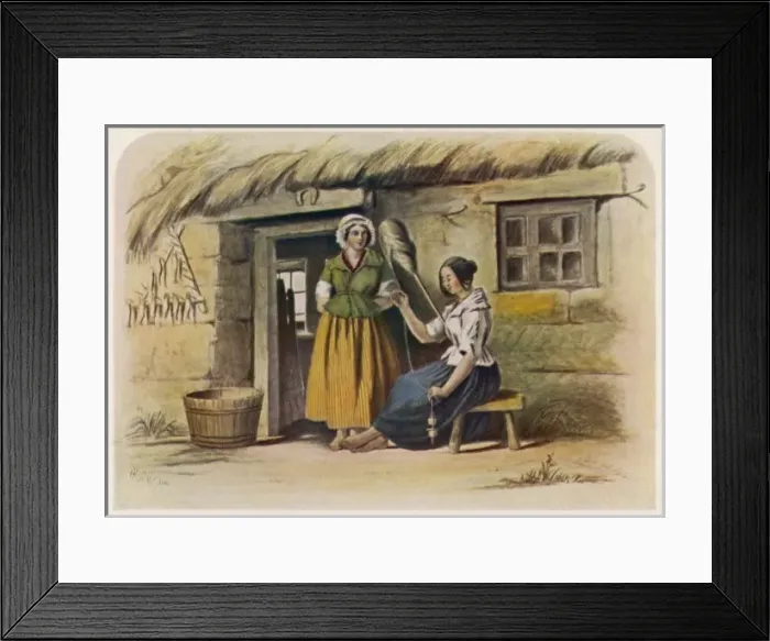 Framed Print : Spinning, Scotland Framed Print : Spinning, Scotland