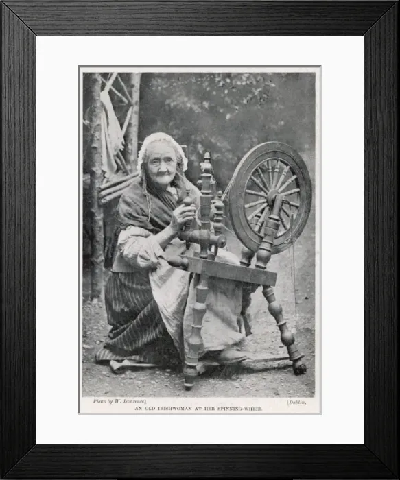 Framed Print : Spinning, Ireland Framed Print : Spinning, Ireland