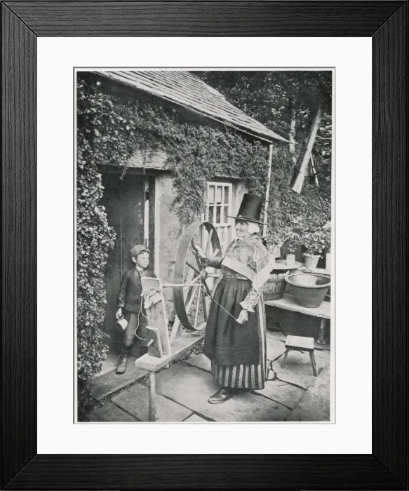 Framed Print : Spinning, Wales Framed Print : Spinning, Wales