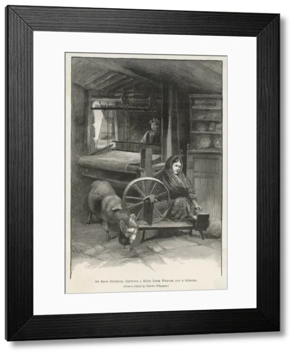 Framed Print : Spinning, Ireland Framed Print : Spinning, Ireland