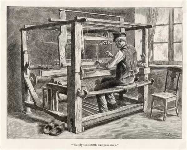 Weaver at his Loom