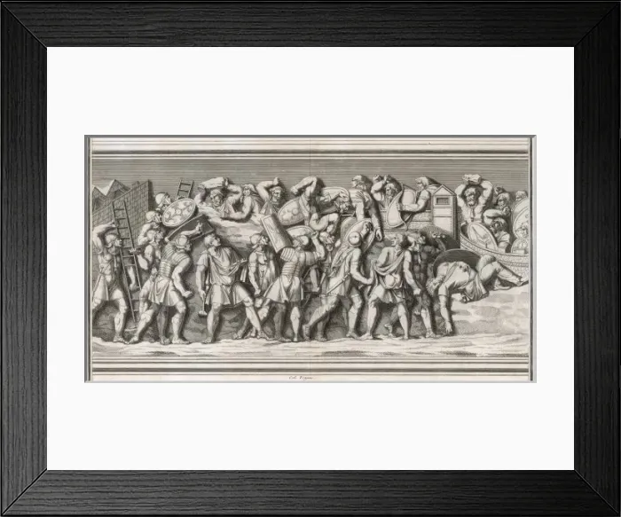 Framed Print : Romans against Germans Framed Print : Romans against Germans