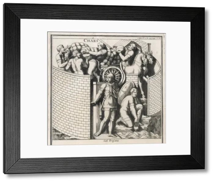 Framed Print : Roman Wagon Loaded Framed Print : Roman Wagon Loaded