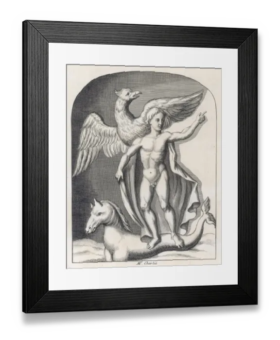 Framed Print : Folklore / Sea Serpent Framed Print : Folklore / Sea Serpent