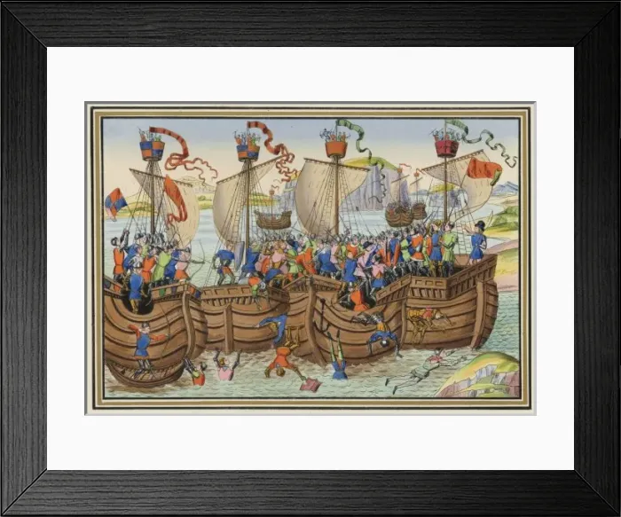 Framed Print : Earl Pembroke attacked Framed Print : Earl Pembroke attacked