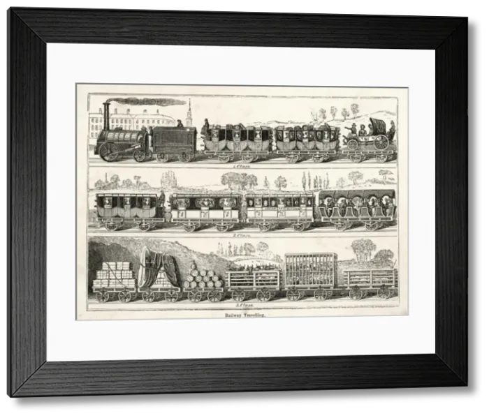 Framed Print : London-Birmingham / 1837 Framed Print : London-Birmingham / 1837