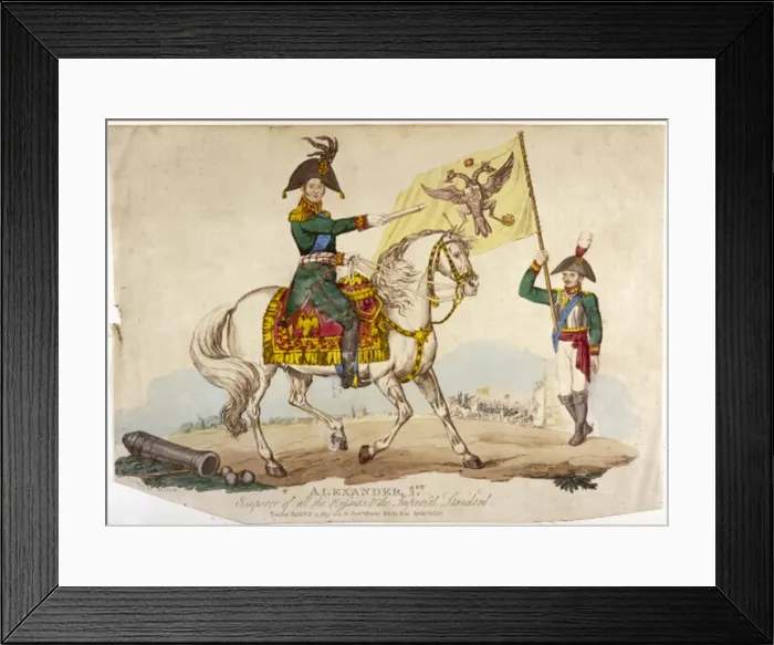 Framed Print : Alexander I / Carton Eng Framed Print : Alexander I / Carton Eng