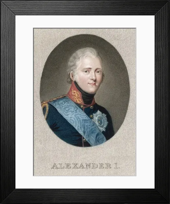 Framed Print : Alexander I / Scriven Framed Print : Alexander I / Scriven
