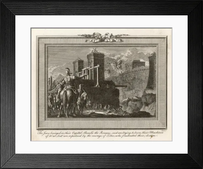 Framed Print : Romans Besiege Jerusalem Framed Print : Romans Besiege Jerusalem