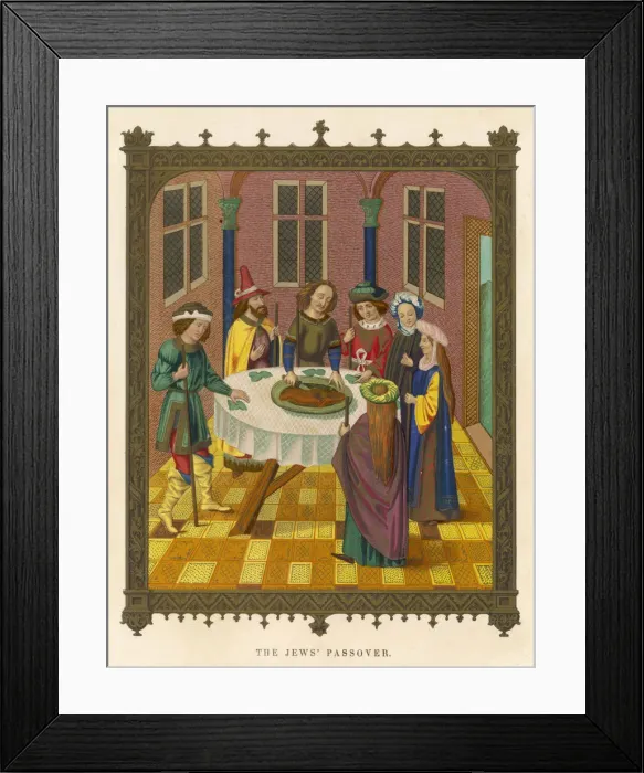 Framed Print : Jewish Passover Framed Print : Jewish Passover
