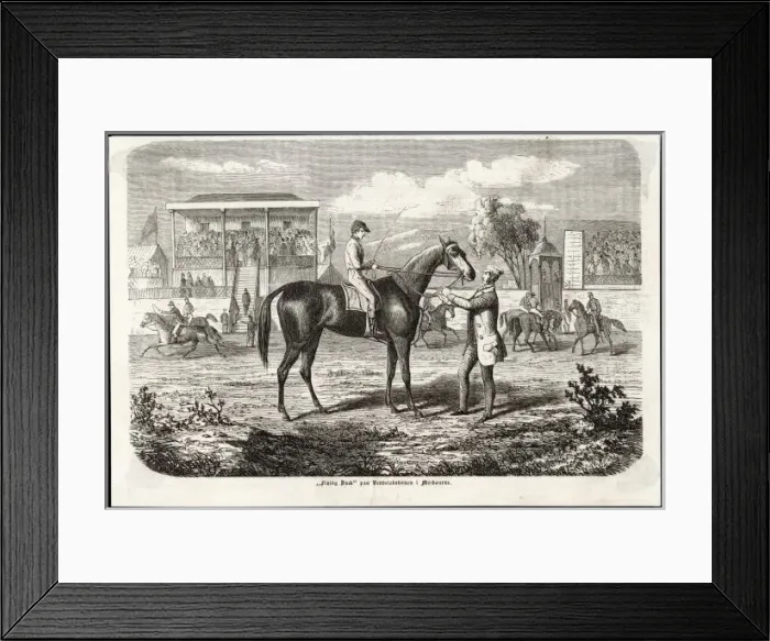 Framed Print : Horse Racing / Melbourne Framed Print : Horse Racing / Melbourne