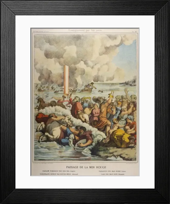 Framed Print : Crossing the Red Sea Framed Print : Crossing the Red Sea