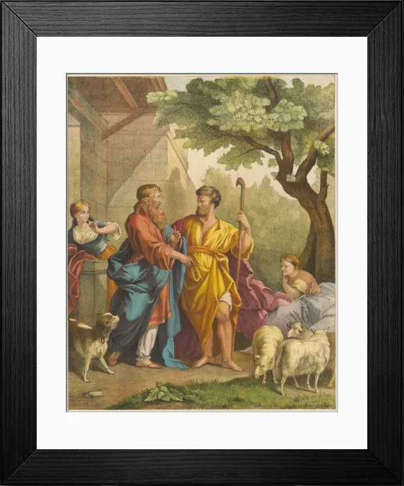 Framed Print : God and Abrahaml Framed Print : God and Abrahaml