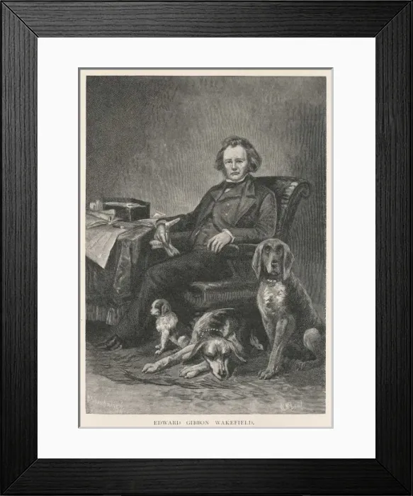 Framed Print : Edward Gibbon Wakefield Framed Print : Edward Gibbon Wakefield