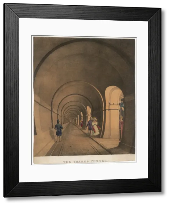 Framed Print : Thames Tunnel / Interior Framed Print : Thames Tunnel / Interior