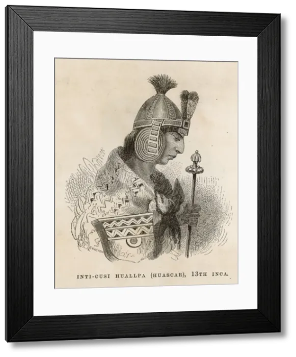 Framed Print : Emperor Washkar Inka Framed Print : Emperor Washkar Inka