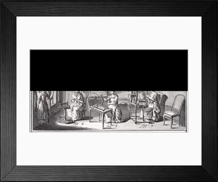 Framed Print : Spinning (Diderot) Framed Print : Spinning (Diderot)