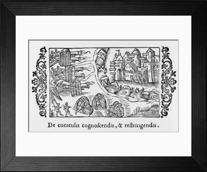 Framed Print : Siege (Olaus Magnus) Framed Print : Siege (Olaus Magnus)
