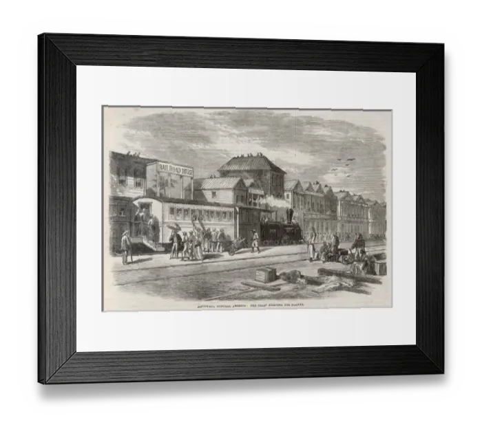 Framed Print : Panama Railrd. Train / C19 Framed Print : Panama Railrd. Train / C19