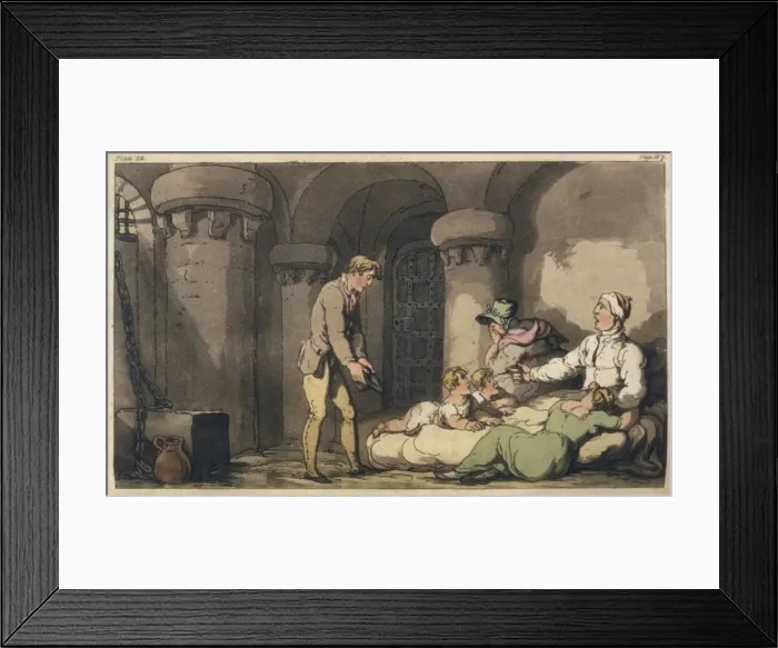 Framed Print : A Debtors Prison Framed Print : A Debtors Prison