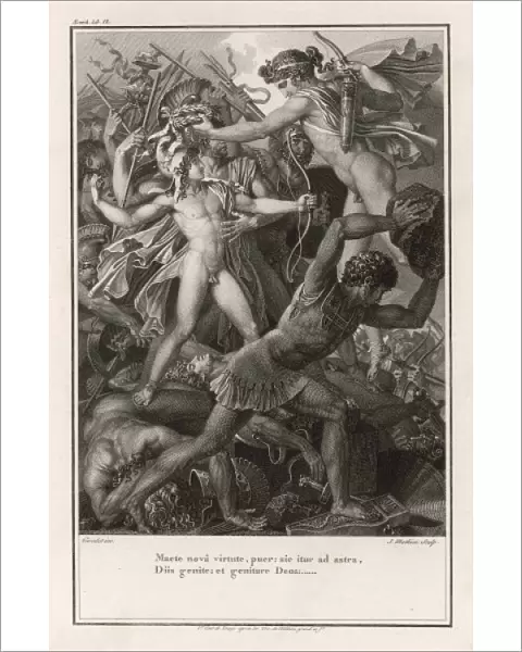 Aeneas in Battle