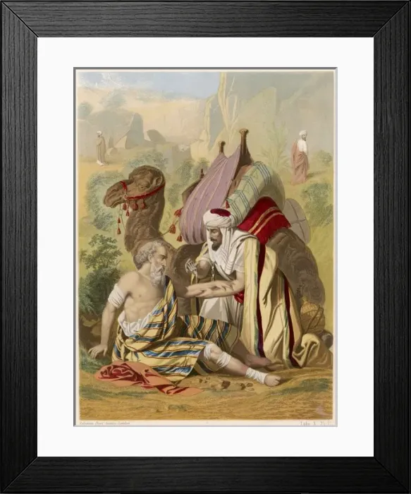 Framed Print : The Good Samaritan Framed Print : The Good Samaritan