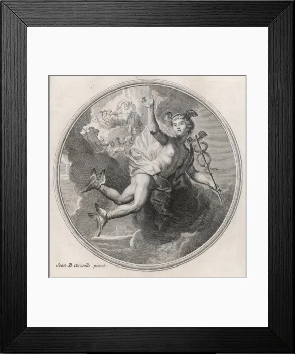 Framed Print : Hermes Airborne Framed Print : Hermes Airborne