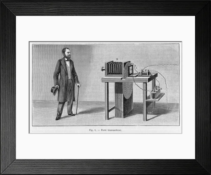 Framed Print : Dussauds Teleoscope - 1 Framed Print : Dussauds Teleoscope - 1