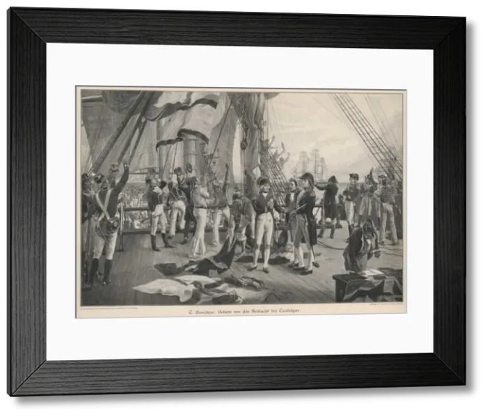 Framed Print : Nelson Sends Signal Framed Print : Nelson Sends Signal
