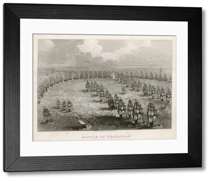 Framed Print : Trafalgar, Birds Eye Framed Print : Trafalgar, Birds Eye