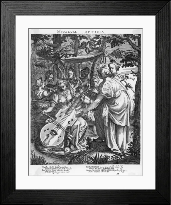 Framed Print : The Muses (Zuccaro) Framed Print : The Muses (Zuccaro)