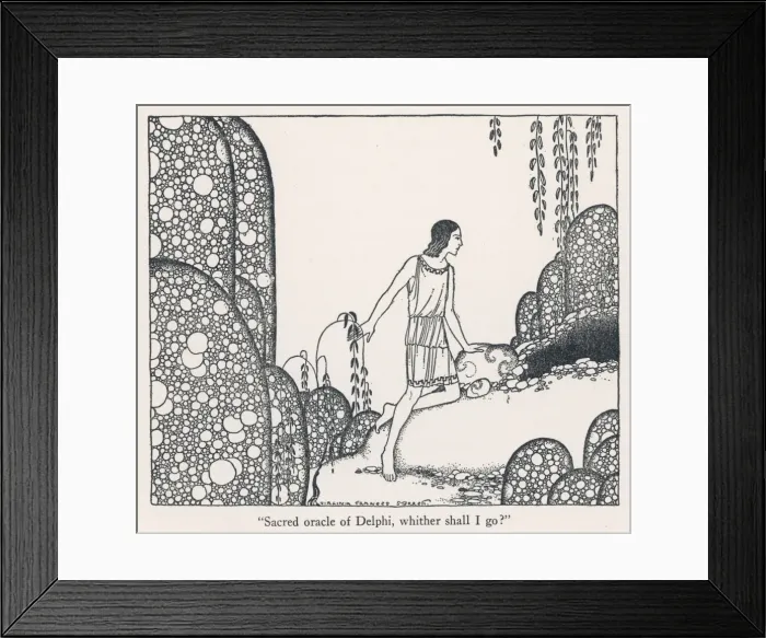 Framed Print : Cadmus Consults Oracle Framed Print : Cadmus Consults Oracle