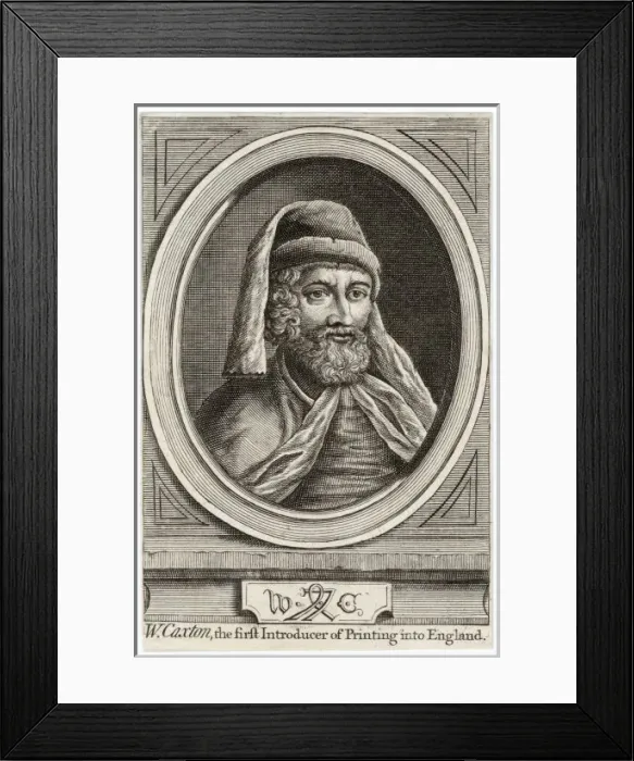 Framed Print : William Caxton Framed Print : William Caxton