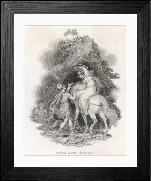 Framed Print : Aeneas & Dido Framed Print : Aeneas & Dido
