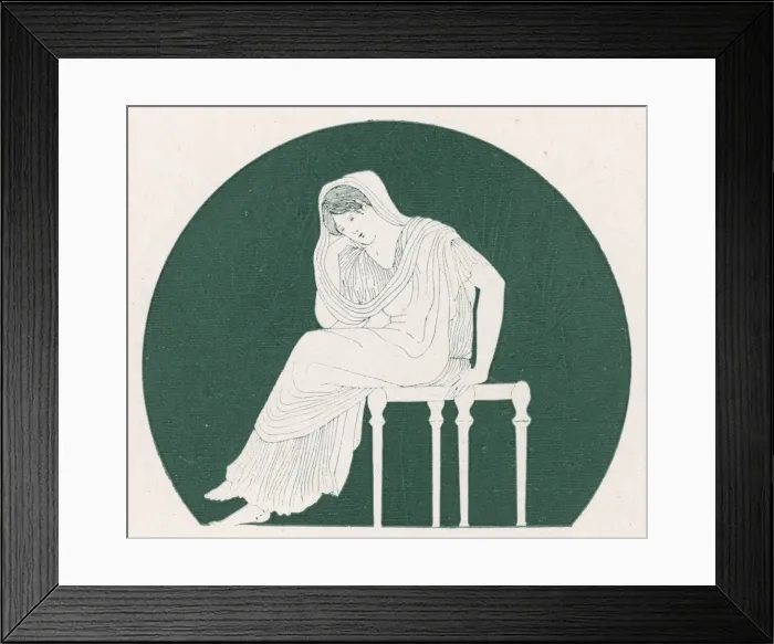 Framed Print : Dido Despairs