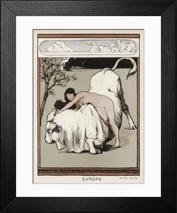 Framed Print : Europa (Munzer) Framed Print : Europa (Munzer)