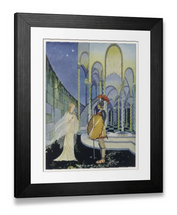 Framed Print : Theseus Tells Ariadne Framed Print : Theseus Tells Ariadne