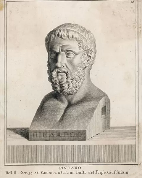 PINDAR ( GREEK BUST )