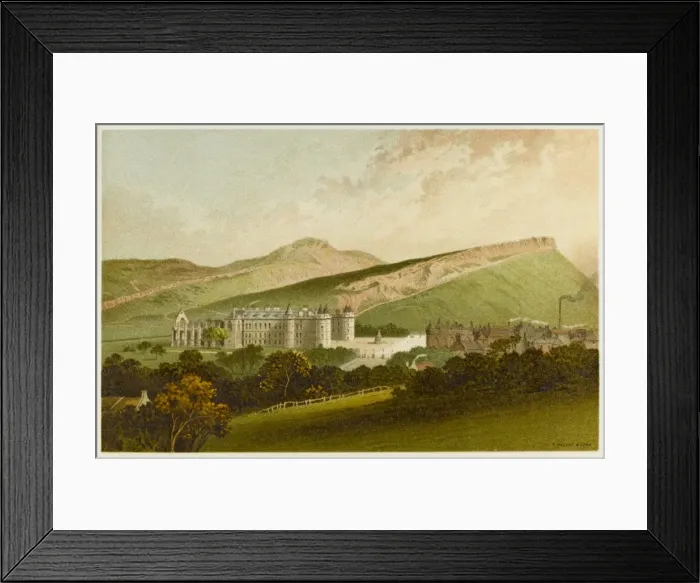 Framed Print : Holyrood - Distant Framed Print : Holyrood - Distant