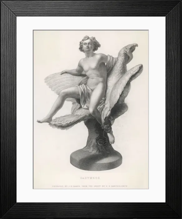 Framed Print : Ganymede & Eagle Framed Print : Ganymede & Eagle