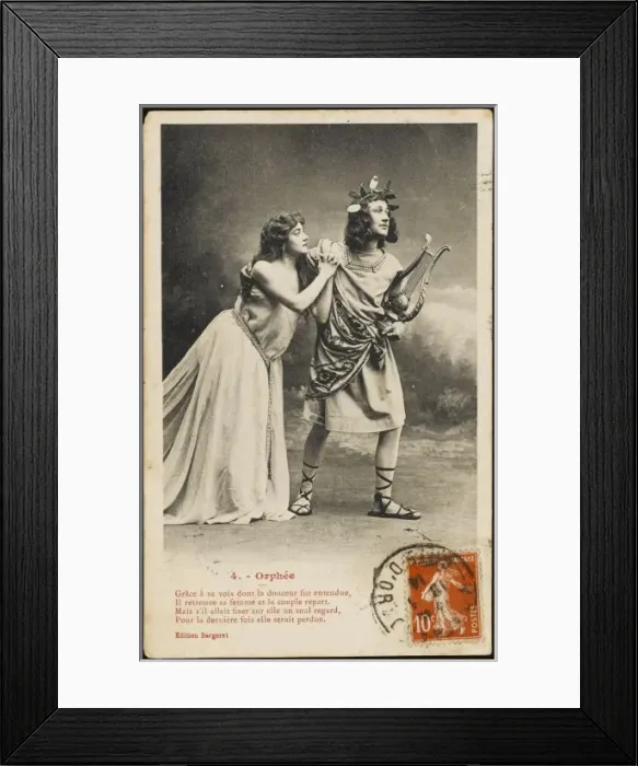 Framed Print : Orpheus Postcard 4 of 5 Framed Print : Orpheus Postcard 4 of 5