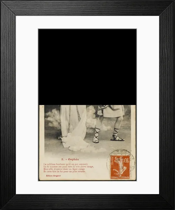 Framed Print : Orpheus Postcard 5 of 5 Framed Print : Orpheus Postcard 5 of 5