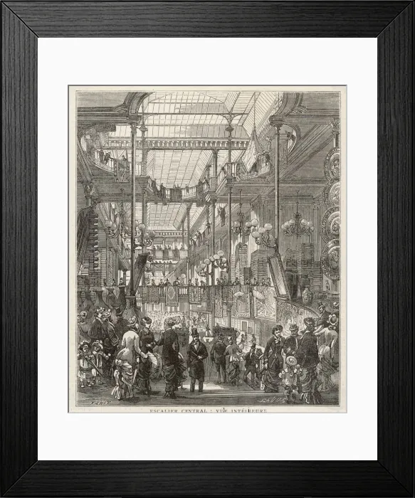 Framed Print : Bonmarche / Shop / Escalator Framed Print : Bonmarche / Shop / Escalator